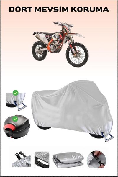 Breen KTM 350 EXC-F ستة أيام من القماش المشمع الرمادي للدراجات النارية - متوا...