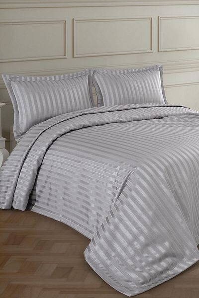 BİRHOME Julia Jacquard Chenille Double Bedspread