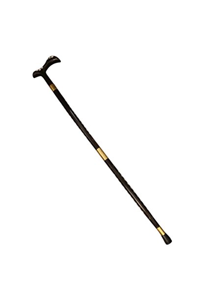 nusnus Motif Ve Telkari Işlemeli Vidalı Bıçaklı Baston No18