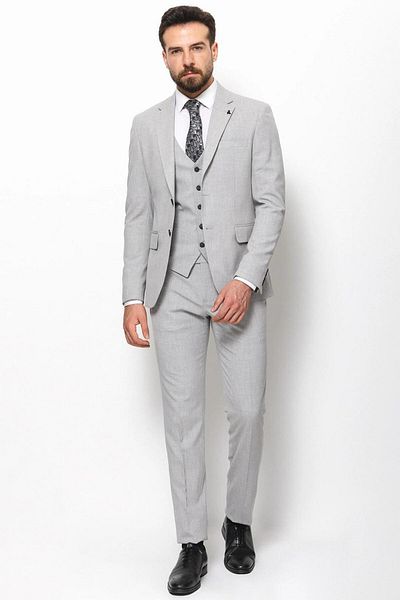 Mcr men's Gray Suit - Model 40772