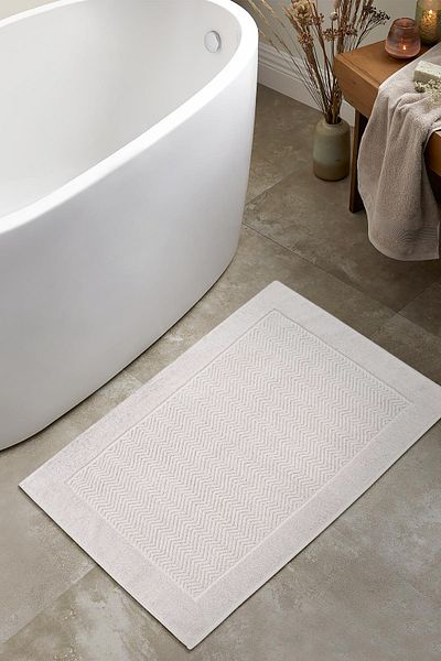 Koza Home Tilos Jacquard Foot Towel Gray 50x80 2223