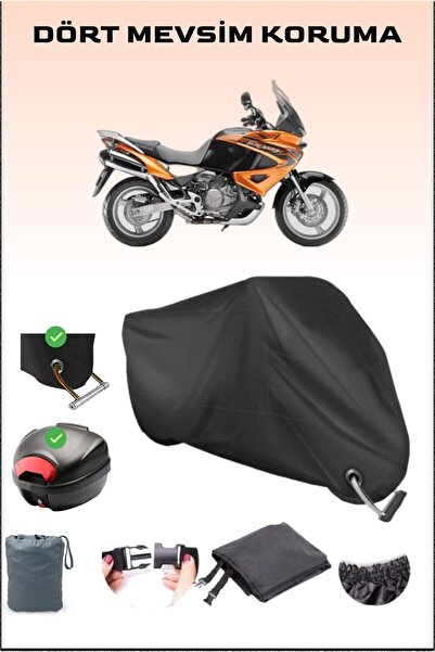 Breen حقيبة خلفية وقفل أسود لدراجة نارية Honda Xl 1000v Varadero متوافقة مع ا...
