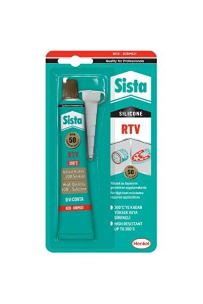 Sista Rtv Kırmızı Sıvı Conta Tüp 50gr