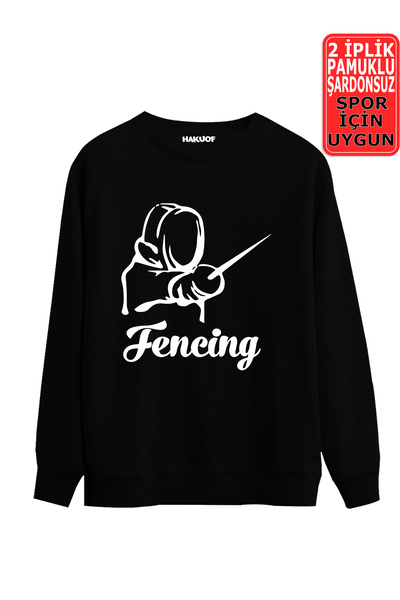 hakuof Φούτερ με σχέδιο ξιφομαχίας Unisex