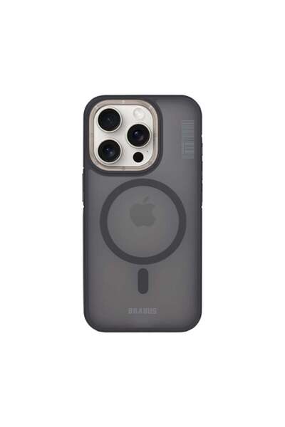 Brabus İphone 15 Pro Uyumlu Kamera Ekran Koruma Çıkıntılı Darbe Emici Magsafe...