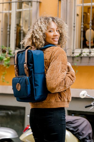 Fudela Bks Navy Blue Backpack
