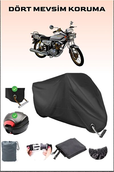 Breen حقيبة خلفية وقفل متوافق مع القماش المشمع للدراجات النارية باللون الأسود...