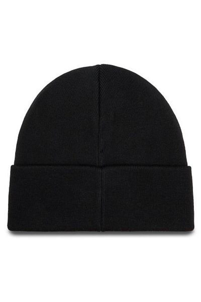 Calvin Klein Pánska čiapka Black Inst Patch Beanie - Čiapka