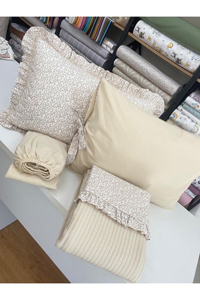 GAYE EV TEKSTİLİ Cotton Oeko-Tex Certified Single Pique Set