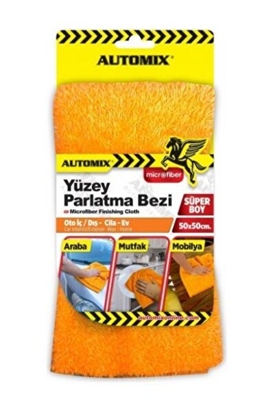 Automix Oto Yüzey Kurulama Ve Parlatma Havlusu Bezi Süper Boy