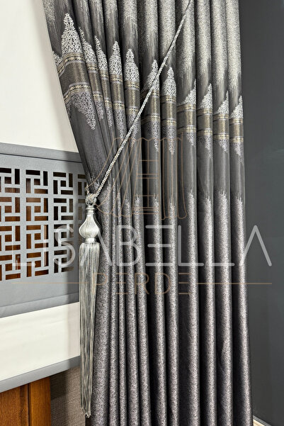 LisabellaHome ستارة خلفية بلاتينيوم لوكس ذات شفرة واحدة - بطيات كثيفة 1/2,5