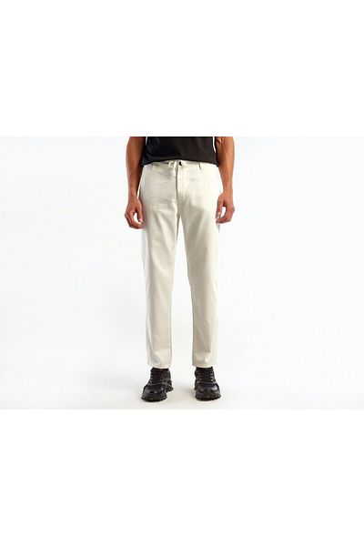 United Colors of Benetton Ανδρικό παντελόνι White Liyosel Blended