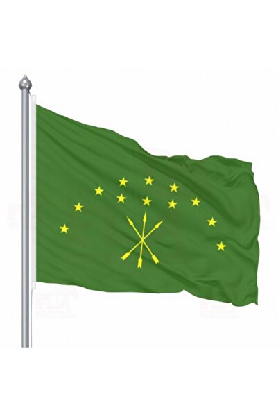 Asyabayrak Adige Cumhuriyeti Gönder Bayrağı 50x75