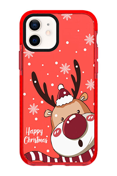 shoptocase iPhone 11 Uyumlu Yılbaşı Desenli Ultra Korumalı Telefon Kılıfı