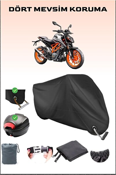 Breen حقيبة خلفية سوداء وقفل متوافق مع قماش القنب للدراجات النارية لـ KTM 390...