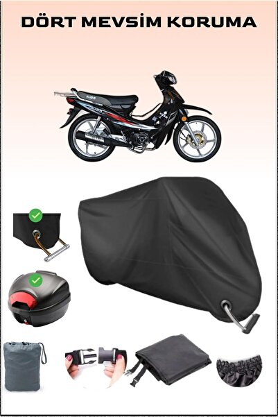 Breen حقيبة خلفية وقفل متوافق مع القماش المشمع للدراجات النارية لـ Kuba Sj100...