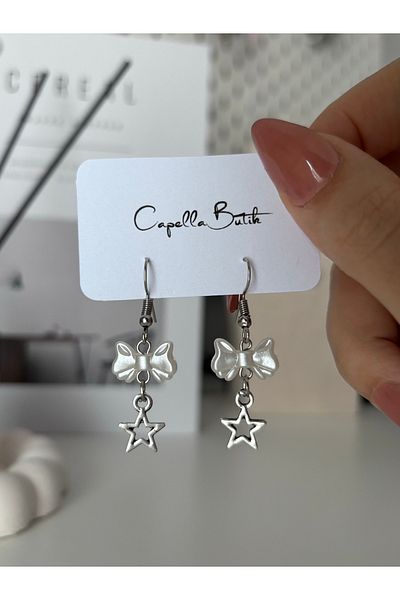 Capella Coquette Bow Starry Earrings