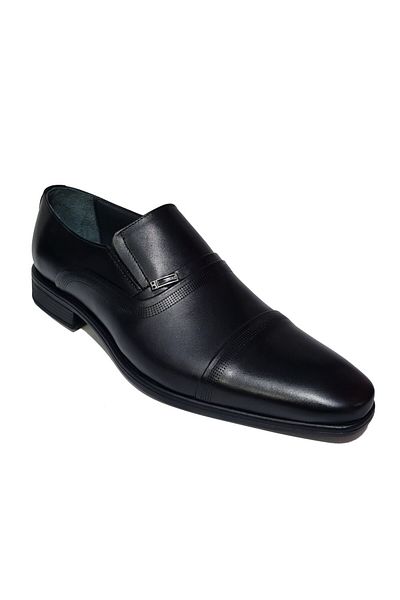 Öztürk Pantofi BayClas cu vârf ascuțit cu talpă din cauciuc cu accesorii metalice - BC-974-K