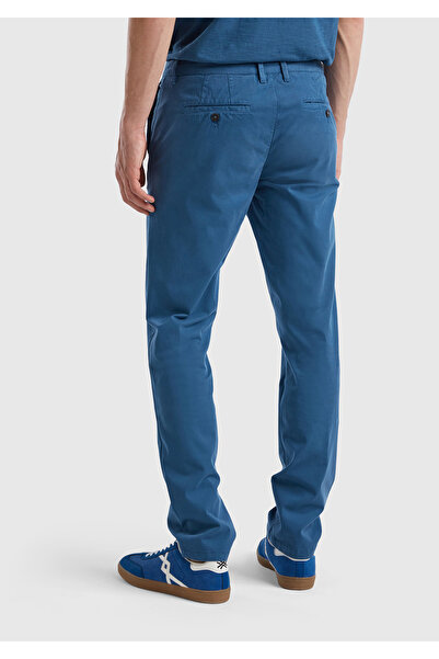United Colors of Benetton Erkek Denim Slim Fit Chino Pantolon