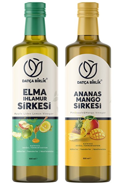 DATÇA BİRLİK ANANS MANGO SİRKESİ VE ELMA IHLAMUR BAL SİRKESİ TEK PAKET