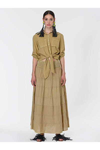 Roman Beli Lastikli Uzun Etek Standart Renk Y1966125_089