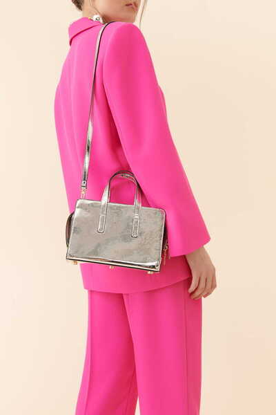 Roman Mini Çanta Gümüş Y2381307_078
