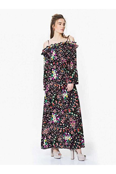 Roman Çiçek Desenli Etek Standart Renk Y9915005_089