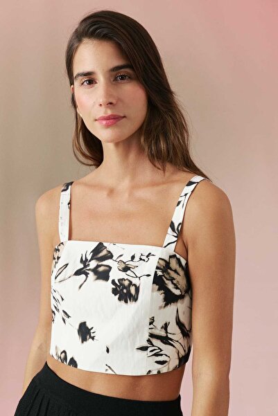 Roman Askılı Keten Büstiyer Standart Renk Y2414011_089