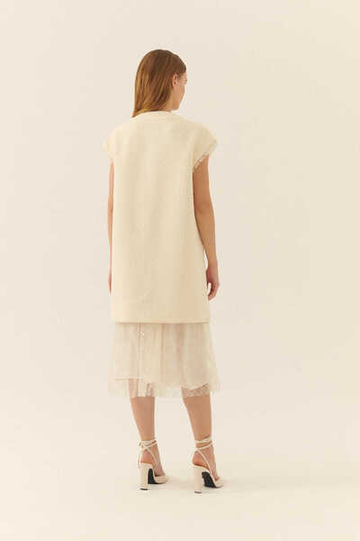 Roman Altın Düğmeli Tüvit Kap Kemik Y2317001_019