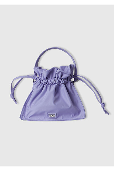 United Colors of Benetton Women's Lilac Drawstring Bag