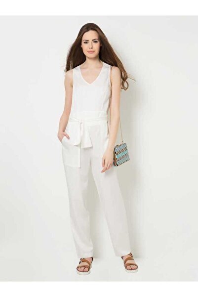 Roman Askılı Tulum Beyaz Y1542002_002