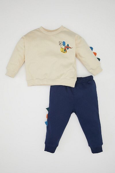 DeFacto D3934A5/Er42 Model Bottom-Top Suit for Baby Boy - Stone