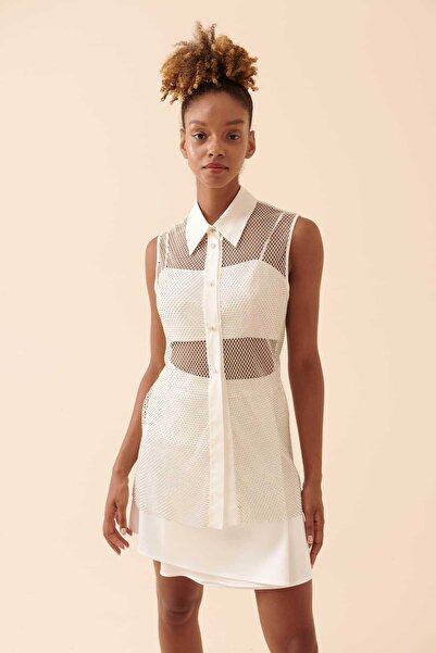 Roman Kolsuz Gömlek Beyaz Y2313602_002