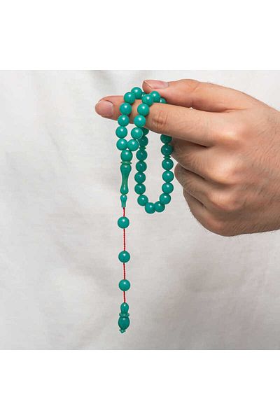 Moka Shopin Mokashopin Round Clamping Amber Rosary
