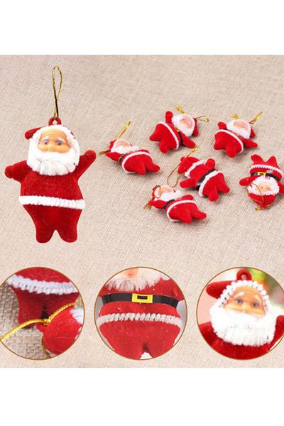 OKAVANGO Christmas New Year Christmas Pine Tree Ornament Santa Claus