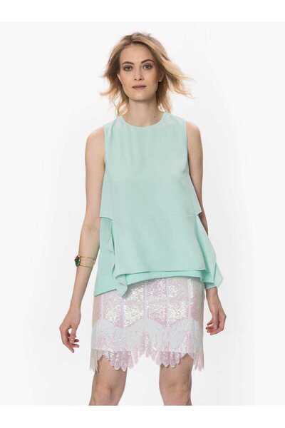 Roman Asimetrik Payetli Etek Beyaz Y1715081_002