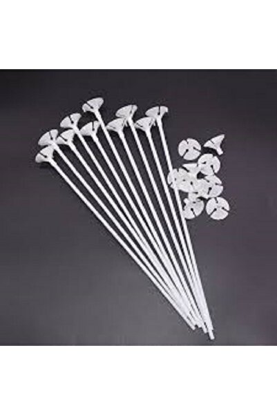 Görkem Toptan 100 Adet Plastik Balon Çubuğu Sopası Ve 100 Adet Kup Çubukları ...