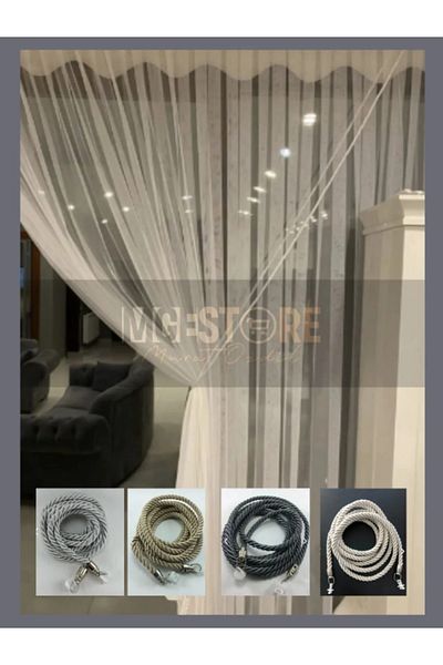 MGEStore Background Curtain Double Breasted Binding Rope Cord Attachment (2 Pieces X 3 Meters)