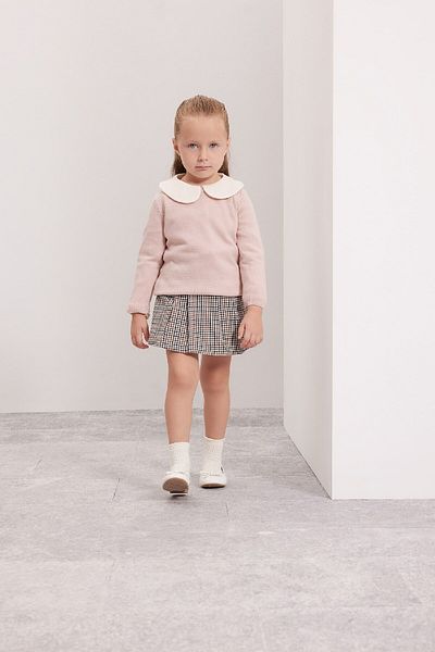 DeFacto Baby Girl Elastic Waist Plaid Patterned Flannel Skirt D2858A524Au