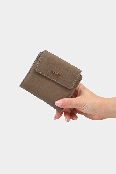 REWİNA 9738 Модель Бежевий жіночий гаманець - натуральна шкіра, невеликий розмір