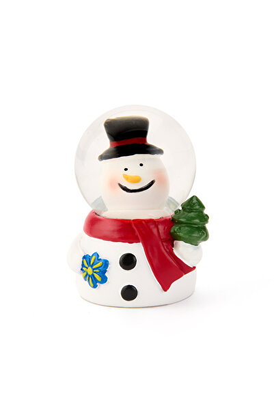 Evidea Deco Kardan Adam Figürlü Kar Küresi - Renkli - 4x6 cm