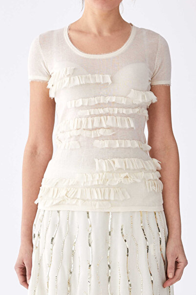 Roman Kısa Kollu Triko Kemik Y1173107_019