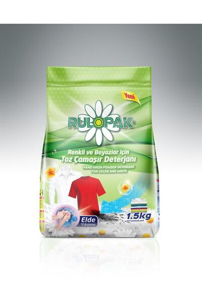 Rulopak Elde Yıkama Renkli Ve Beyazlar Için Toz Çamaşır Deterjanı 1,5 Kg