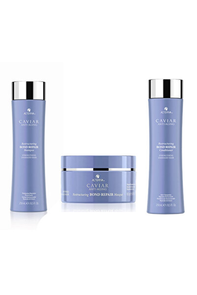 ALTERNA Caviar Bond Repair Avantajlı 3'lü Saç Bakım Seti 3 - %100 Orijinal