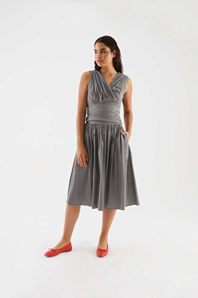 Roman Ekoseli Uzun Etek Siyah-Beyaz Y2215055_101