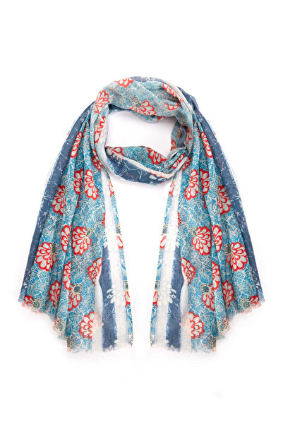 Roman Çiçekli Şal Standart Renk Y2184902_089