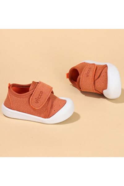 Vicco V1051937 First Step Orange Girls Boys Baby Booties Slippers Unisex Daily Sports Shoes