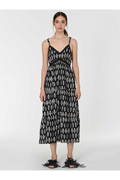 Roman Sırt Detaylı Askılı Günlük Elbise Standart Renk Y1966135_089