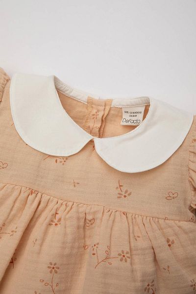 DeFacto Jumpsuit aus Musselin mit Blumenmuster für Neugeborene Mädchen - C5091a524sm