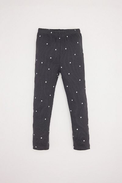 DeFacto Baby-Mädchen-Pyjama-Set mit Polka Dot-Muster – langärmeliges, geripptes Leibchen, D5377A524WN